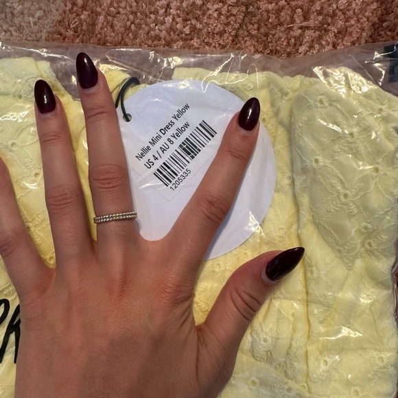 Princess Polly Nellie Yellow Mini Dress **still in packaging - Picture 3 of 5